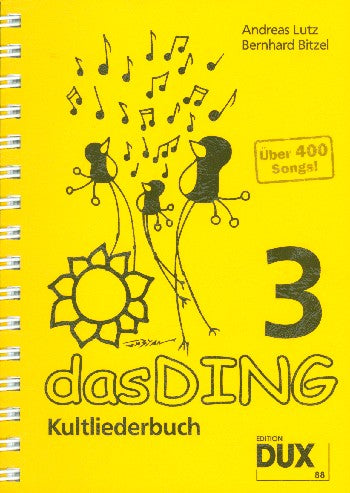 Das Ding Band 3 Kultliederbuch mit Texten und Akkordsymbolen (A5)