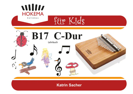 Lehrbuch für Kids - Kalimba B17 (orange) - Musik-Ebert Gmbh