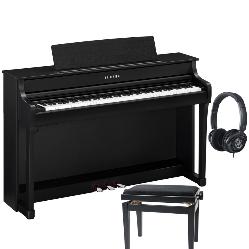 Yamaha CLP 845 Black Matt Bundle with bench and headphones - (150€ cashback after purchase directly from Yamaha)