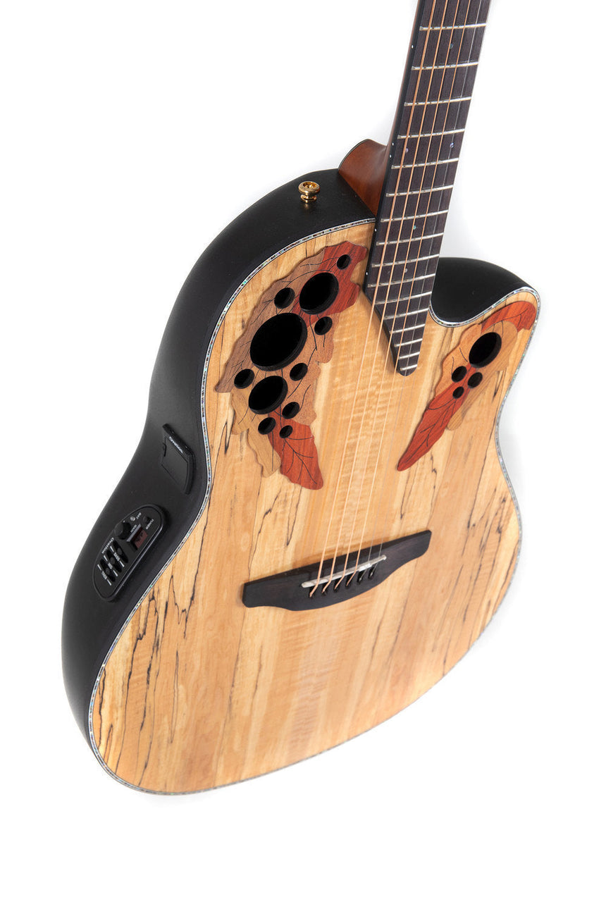 Ovation Celebrity Elite Plus CE44P-SM-G Spalted Maple Elektro-Acousticguitar - Musik-Ebert Gmbh