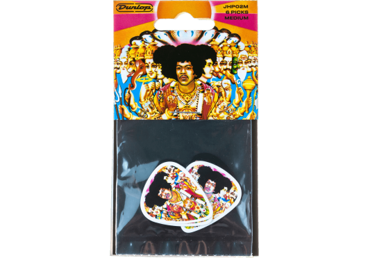 Pack Joueur - Plectre Jimi Hendrix Bold as love, moyen (6 pcs.) - ADU JHP02M