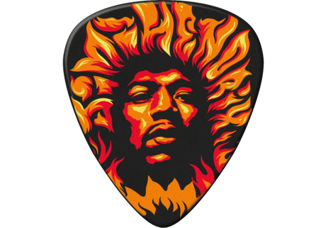 Pack Joueur - Plectrum Jimi Hendrix Fire, lourd (6 pcs.) - ADU JHP14HV