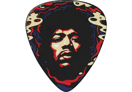 Player's Pack - Plektrum Jimi Hendrix Star, heavy (6 Stck.) - ADU JHP15HV