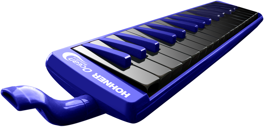 HOHNER Melodica, Student 32, "Ocean", blau, schwarze Tasten - Musik-Ebert Gmbh