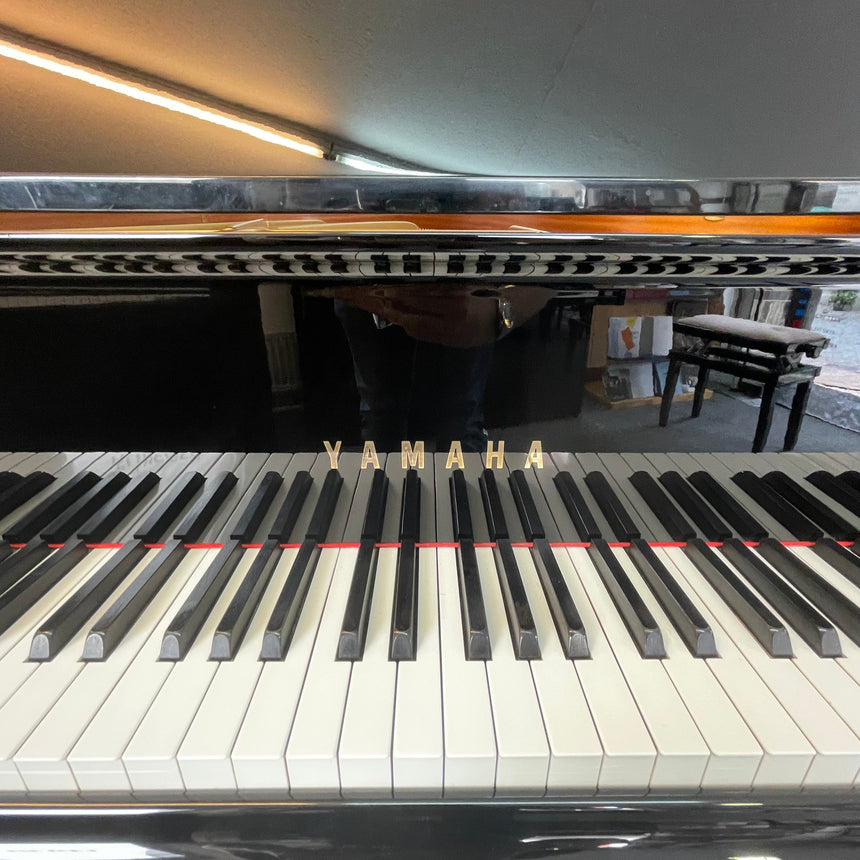 Yamaha Flügel C5 schwarz poliert Occasion, Bj. 1991 Länge 200 cm, sehr guter Zustand (gebraucht) - Musik-Ebert Gmbh