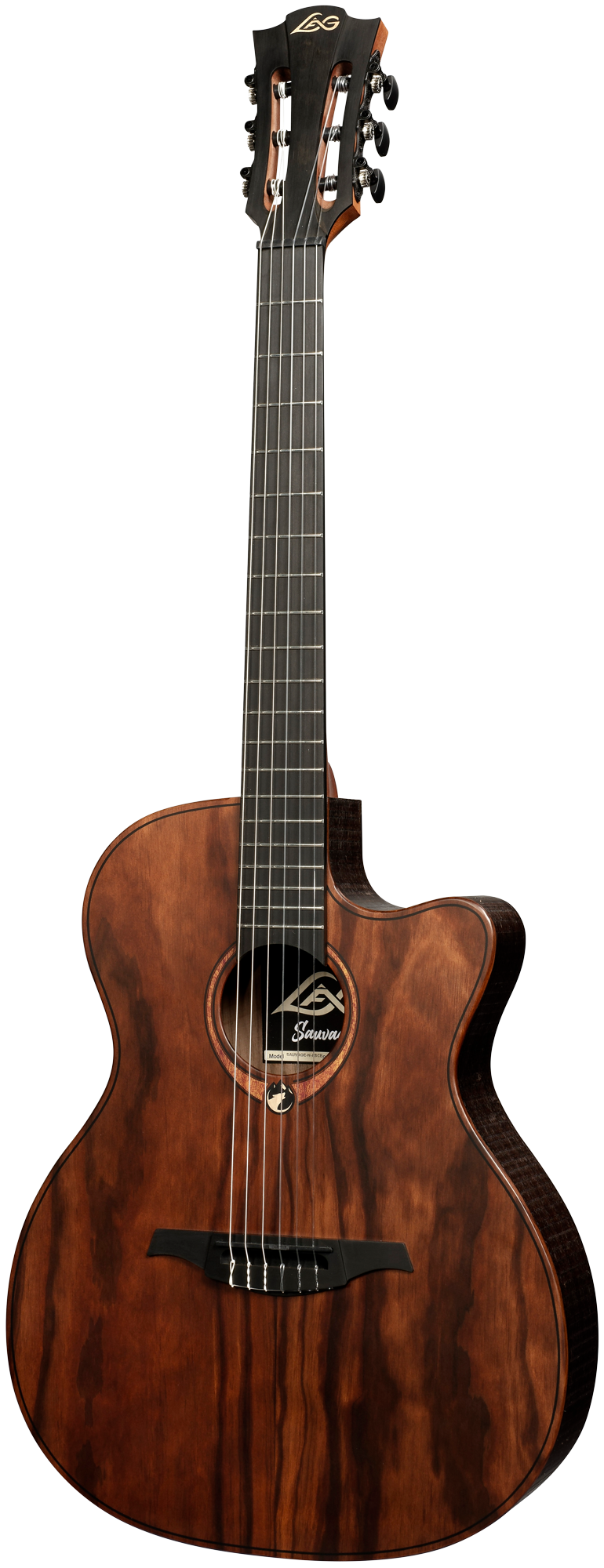 LAG Konzertgitarre, Sauvage, Auditorium, Slim, Nylon, Pickup - Musik-Ebert Gmbh