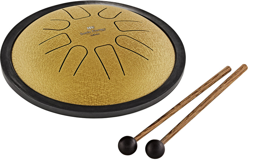 MEINL Sonic Energy Small Steel Tongue Drum C Moll, 8 Töne - gold / 7"/18 cm - Musik-Ebert Gmbh