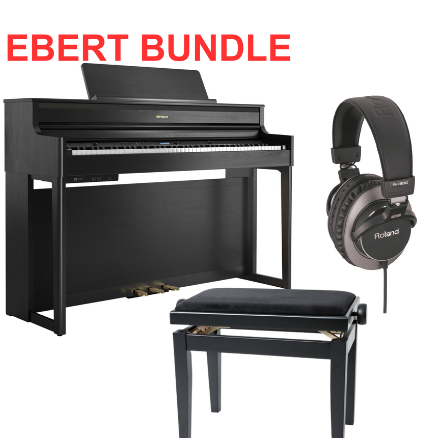 Roland HP-704 Bundle mit Bank und Kopfhörer - Musik-Ebert Gmbh