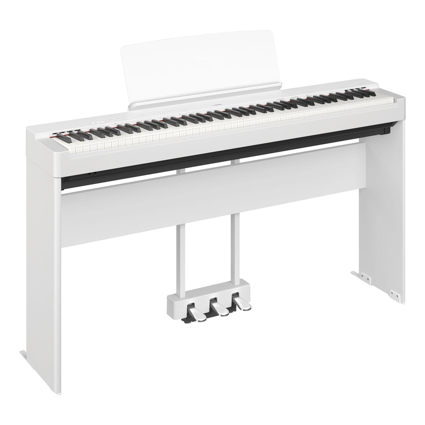 Yamaha P-225 White Bundle avec support, pédales et écouteurs