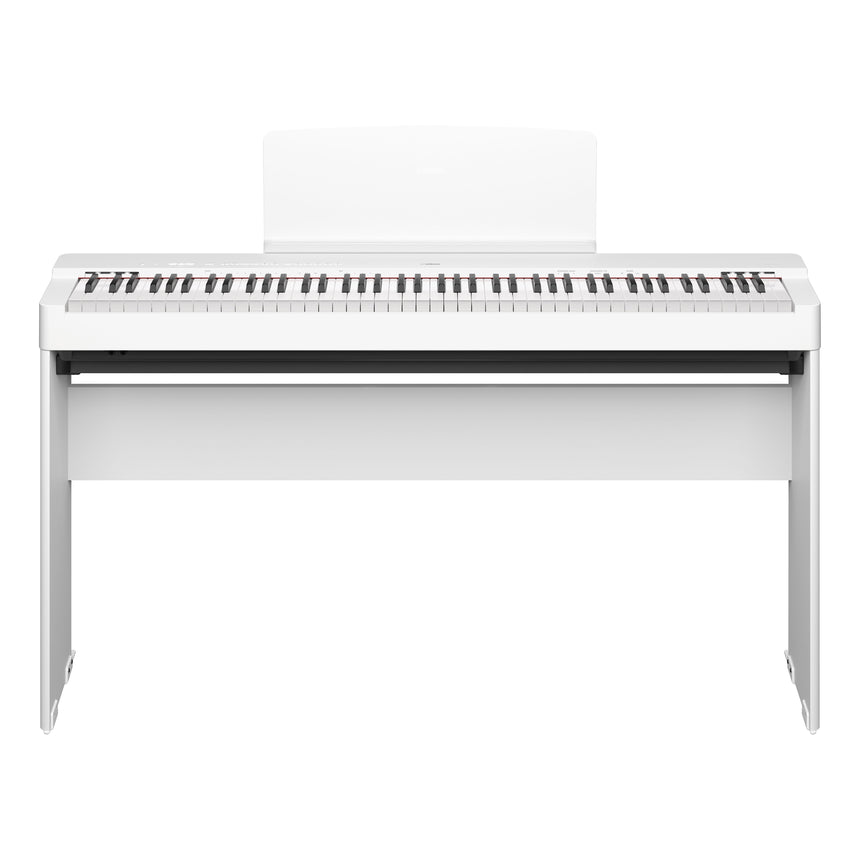 Yamaha Stage Piano P-225 Weiß Bundle mit Ständer, Pedalen und Kopfhörer