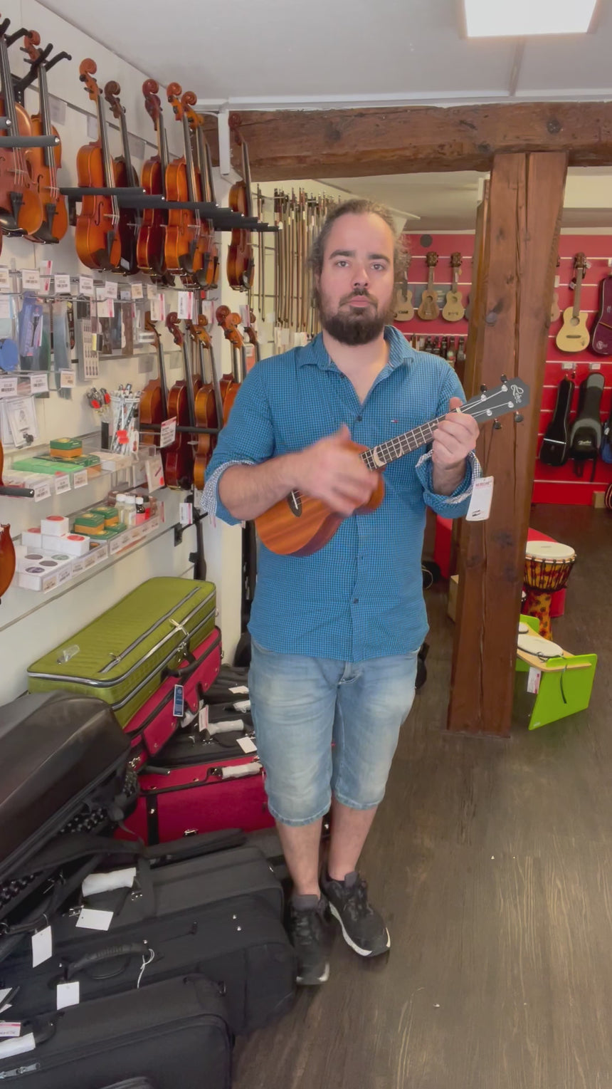 Leho LHUC-Moon Ukulele Concert mit Tasche