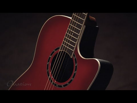 Ovation E-Akustikgitarre Pro Series Standard Balladeer Deep Contour