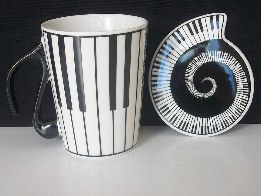 Musik Motiv Tasse mit Deckel - Musik-Ebert Gmbh