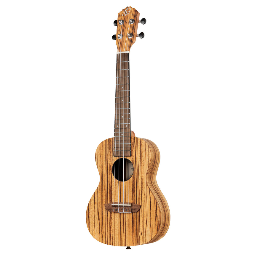 ORTEGA Timber Series Konzert Ukulele - Natur Zebraholz inkl. Tasche - Musik-Ebert Gmbh