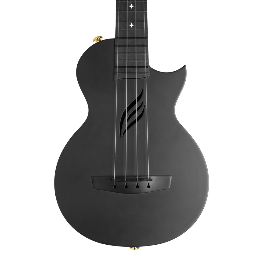 CASCHA Carbon Konzert Ukulele inkl. Tasche, Gurt - Musik-Ebert Gmbh