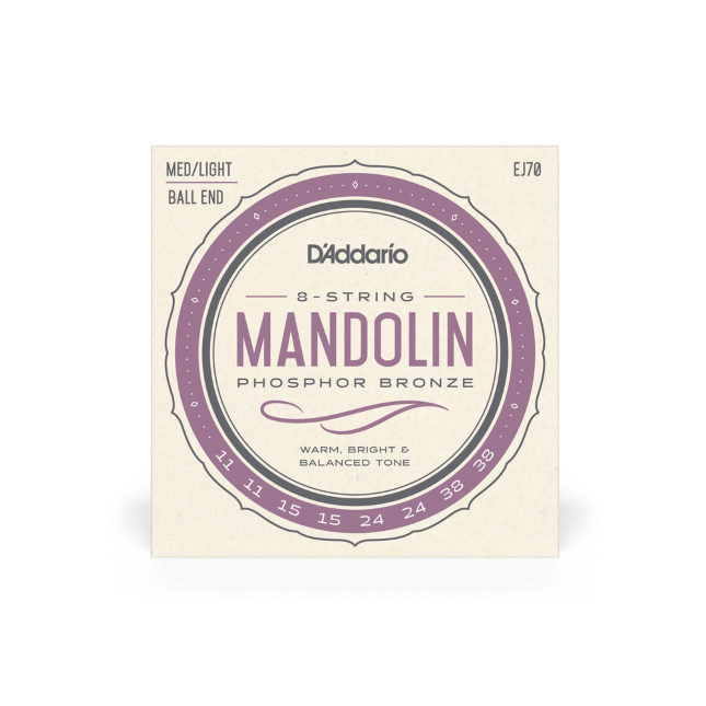 D'Addario Mandolinen Saiten 8-String mit Ballend - Musik-Ebert Gmbh