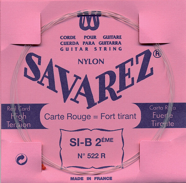 Savarez 525R Traditional Concert Rot Einzelsaiten Nylon für Konzertgitarre - Musik-Ebert Gmbh